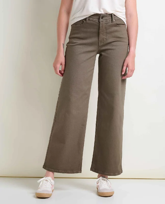 Balsam Wide Leg Pant Classic Stretch Pants