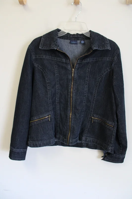 Westbound Denim Jacket | S Petite Fleece Fabric Down Fabric Feather Fabric