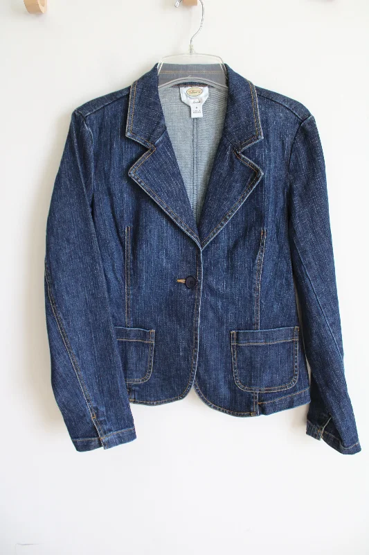 Talbots Stretch Denim Jacket | 8 Faux Fur Jacket Real Fur Jacket Shearling Jacket