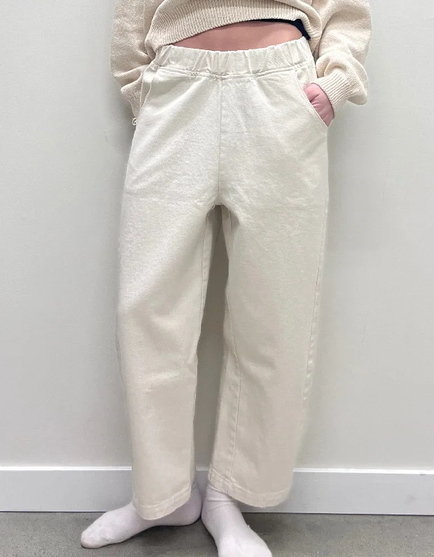 Arc Pants in Naturel Elegant High-Waist Pants