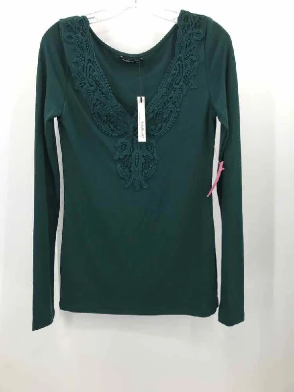 Pre-Owned Patty Boutik Green Size Medium Sweater Sequined Glittery Shiny