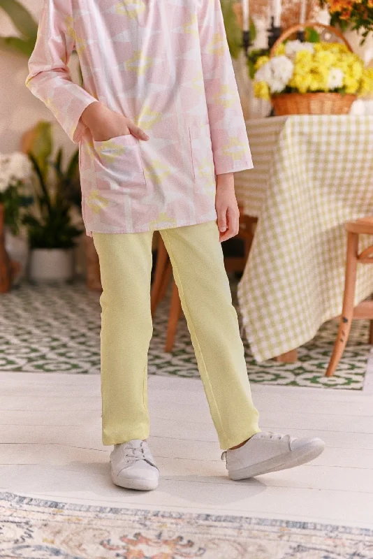 The Perfect Slim Fit Pants - Light Yellow Lightweight Jogger Pants