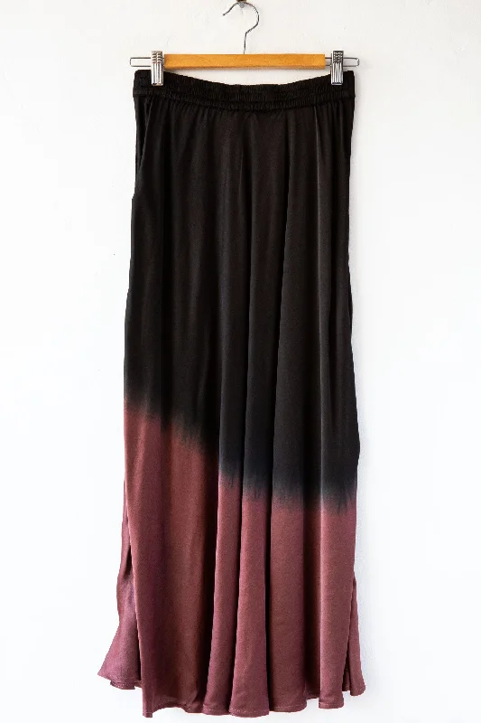Cezanne Ombre Skirt velvet skirt sumptuous