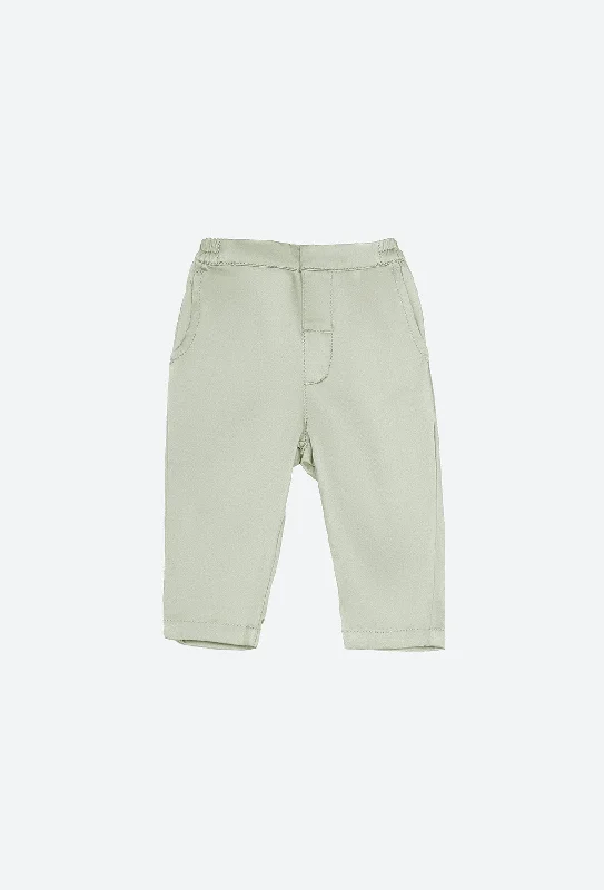 The Perfect Babies Slim Fit Pants - Fog Green Comfortable Wide-Leg Pants