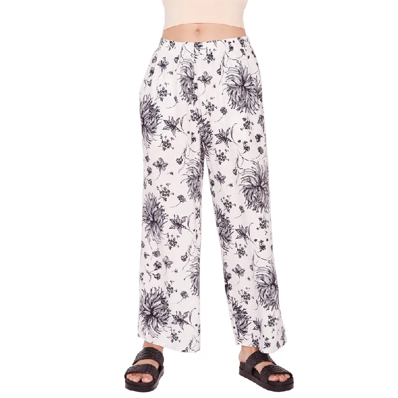 OBEY ANNETTE PANT // CLOUD WHITE MULTI Formal Wide-Leg Pants