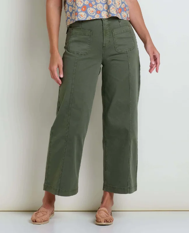 Women's Linden Canvas Pant Comfy Cargo Trousers