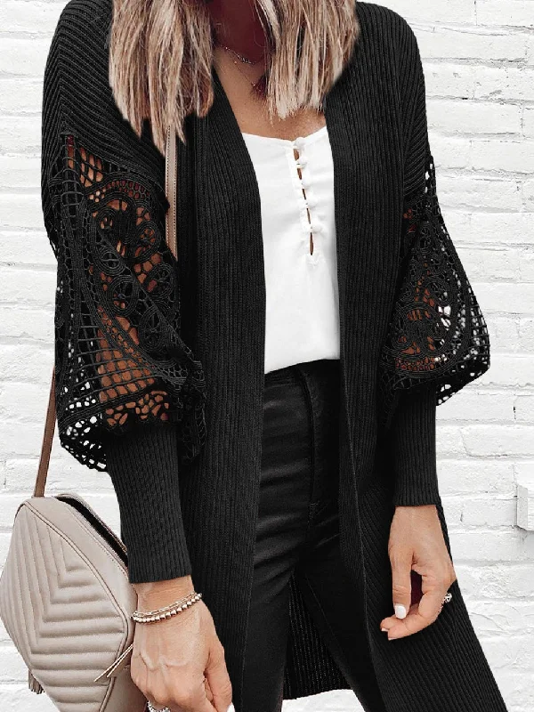 Beige Cable Knit Zippered Women's Sweater for Winter and Fall High Neck Crew Neck V-Neck