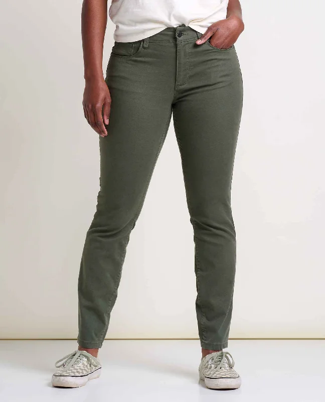Earthworks 5 Pocket Skinny Pant Lightweight Linen Pants