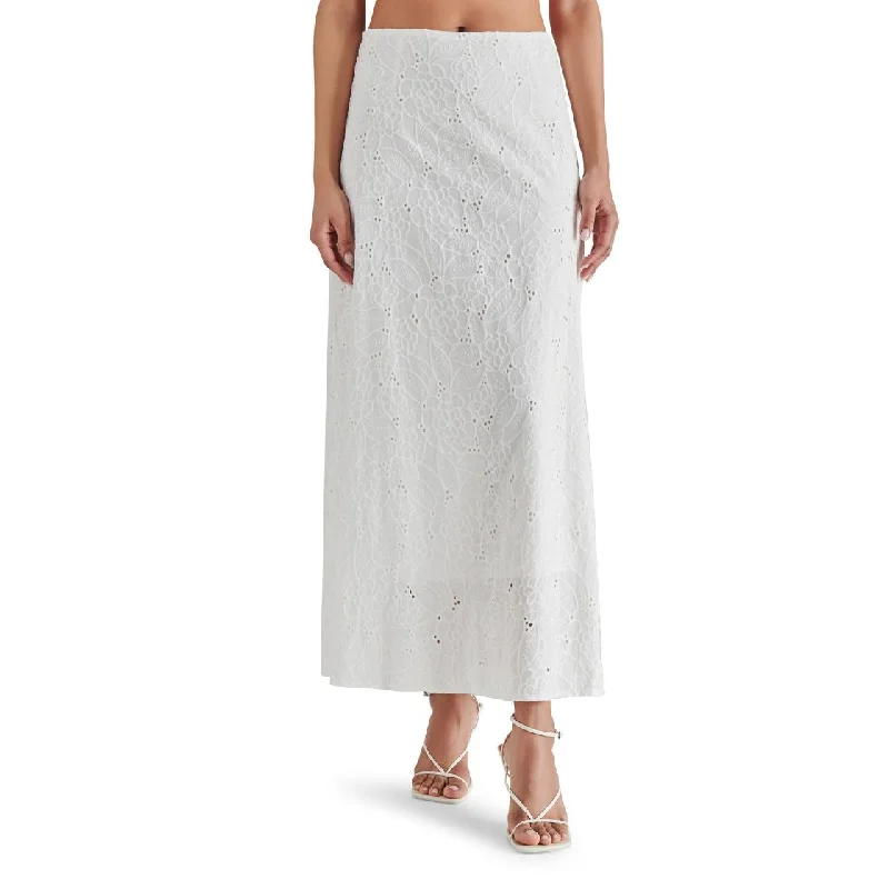 AMALIA SKIRT WHITE breathable skirt fabric