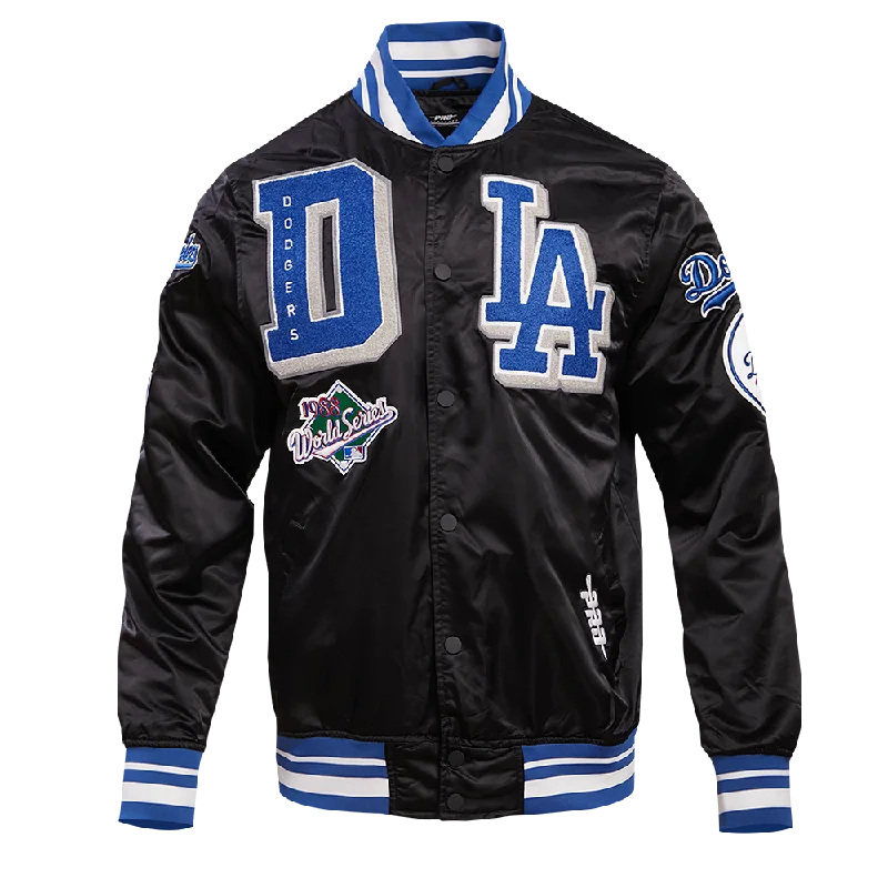CHAMARRA MLB LOS ANGELES DODGERS MASHUP RIB SATIN JACKET Tailored Jacket Straight Jacket A-Line Jacket