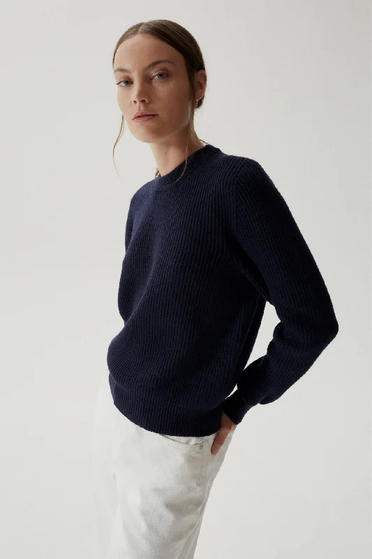 The Merino Wool Perkins Sweater Toggled Drawstring Belted