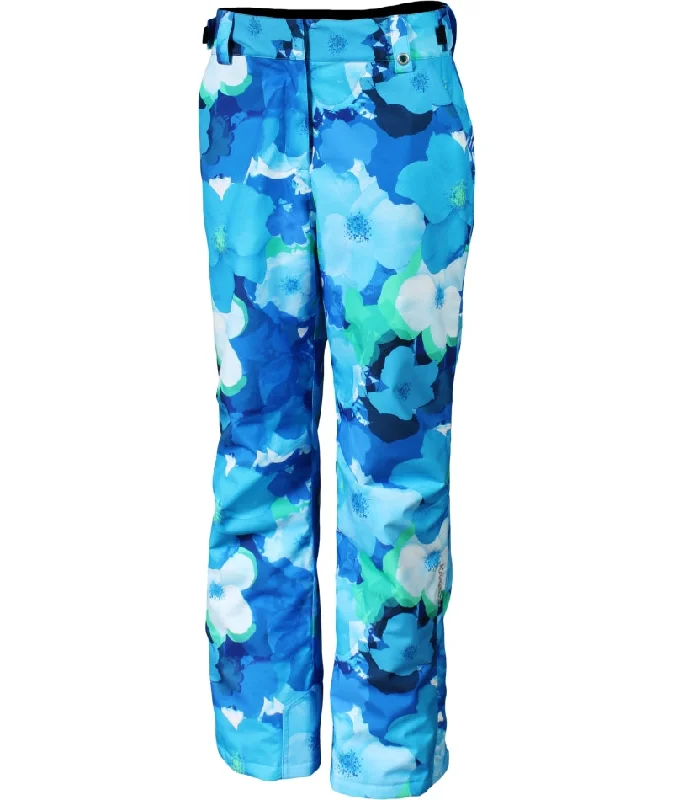 Karbon Rainbow Print Womens Pant Warm Wool Trousers