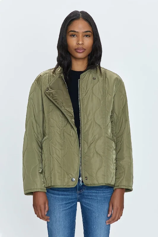 Elva Quilted Jacket - Admiral Quilted Jacket Puffer Jacket Insulated Jacket