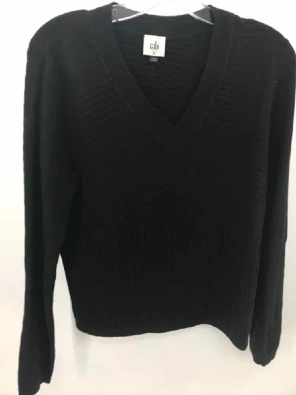 Pre-Owned Cabi Black Size XS Sweater Layered Multi-layer Single Layer
