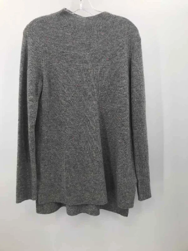 Pre-Owned St John Grey Size Small Cashmere Sweater Handmade Hand-knitted Hand-woven