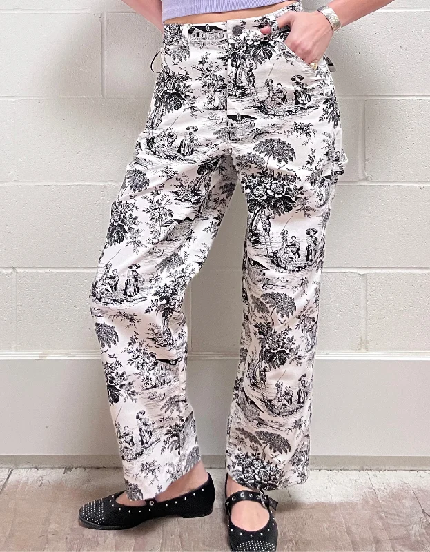 House Utility Pant in Toile Classic Pleated Pants