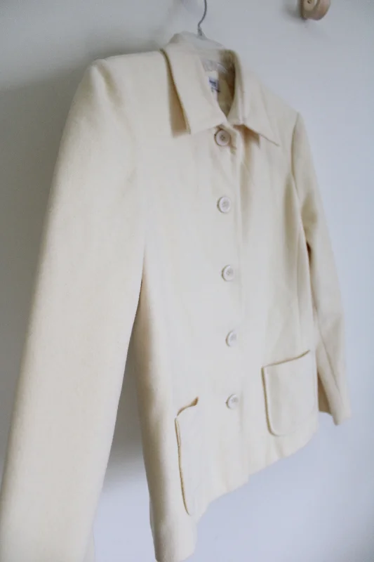 Harve Benard Pale Yellow Jacket | 16 Petite Fitted Jacket Loose Jacket Oversized Jacket