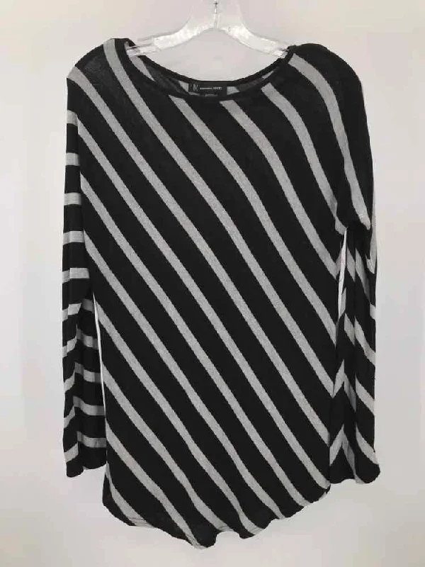 Pre-Owned INC Black Size Small Sweater Houndstooth Herringbone Solid