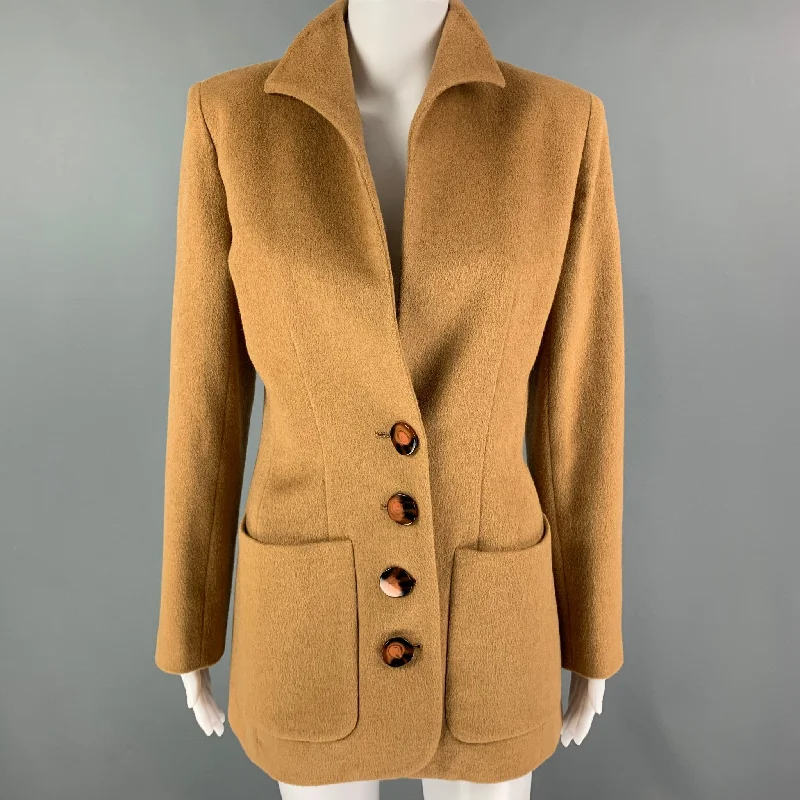 VINTAGE Size M Camel Single Breasted Jacket Wool Jacket Cashmere Jacket Tweed Jacket VINTAGE Size M Camel Single Breasted Jacket Wool Jacket Cashmere Jacket Tweed Jacket