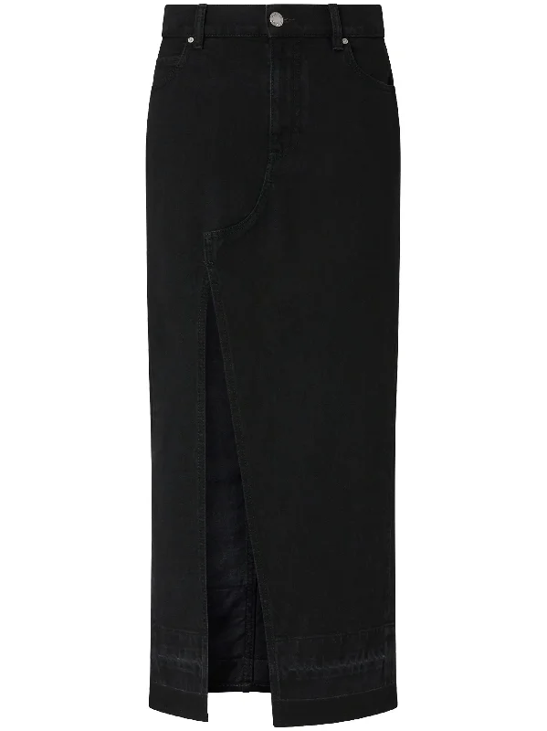 Il Cairo denim maxi skirt denim skirt casual