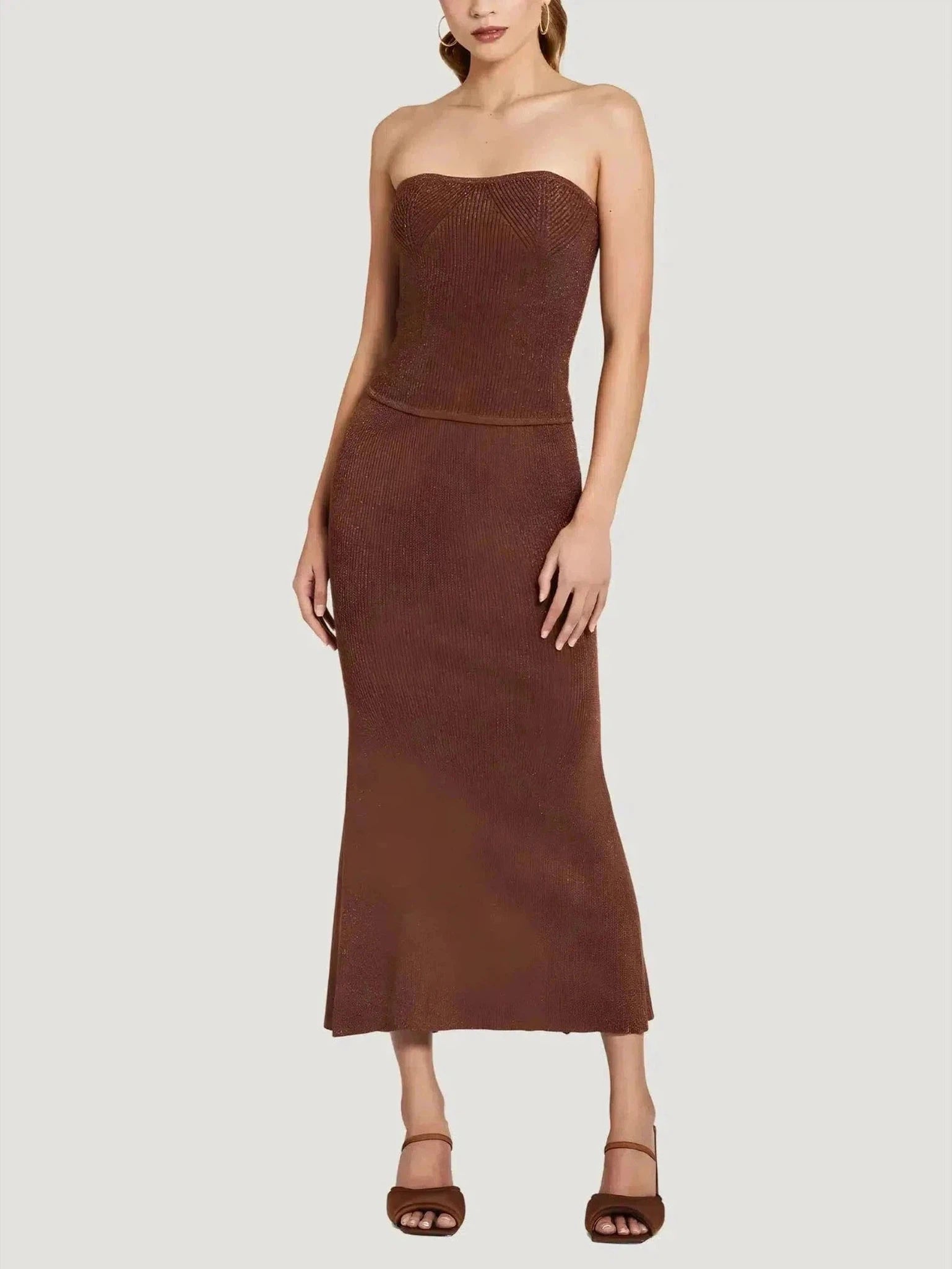 AMANDA UPRICHARD Vanita Knit Skirt wool skirt sturdy
