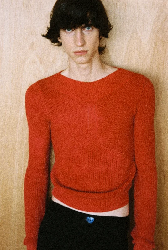 Ribcage Uni Boatneck Wool Sweater - PREORDER Casual Formal Business