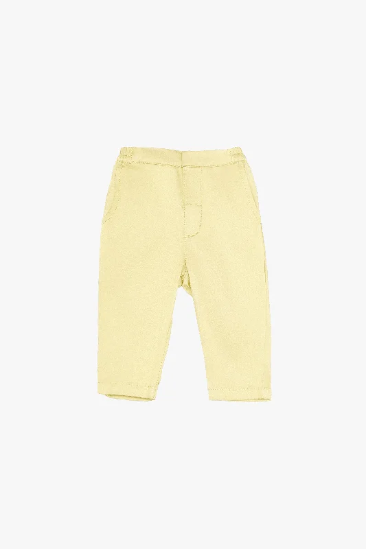 The Perfect Babies Slim Fit Pants - Baby Yellow Casual Sweatpants Style
