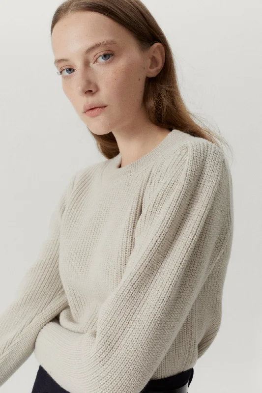 The Merino Wool Sweater with pinces Modern Contemporary Chic