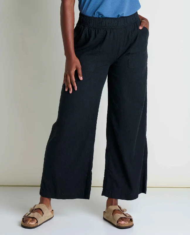 Taj Hemp Wide Leg Pant Formal Linen Trousers