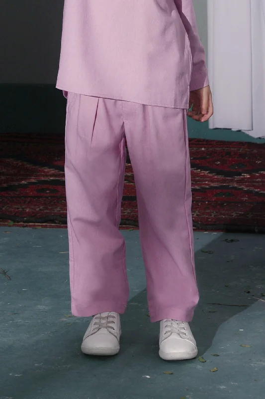 The Bayang Regular Fit Pants - Light Purple Elegant Dress Pants
