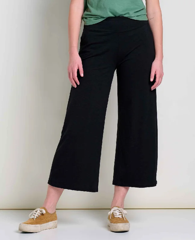 Chaka Wide Leg Pant Sleek Black Pants