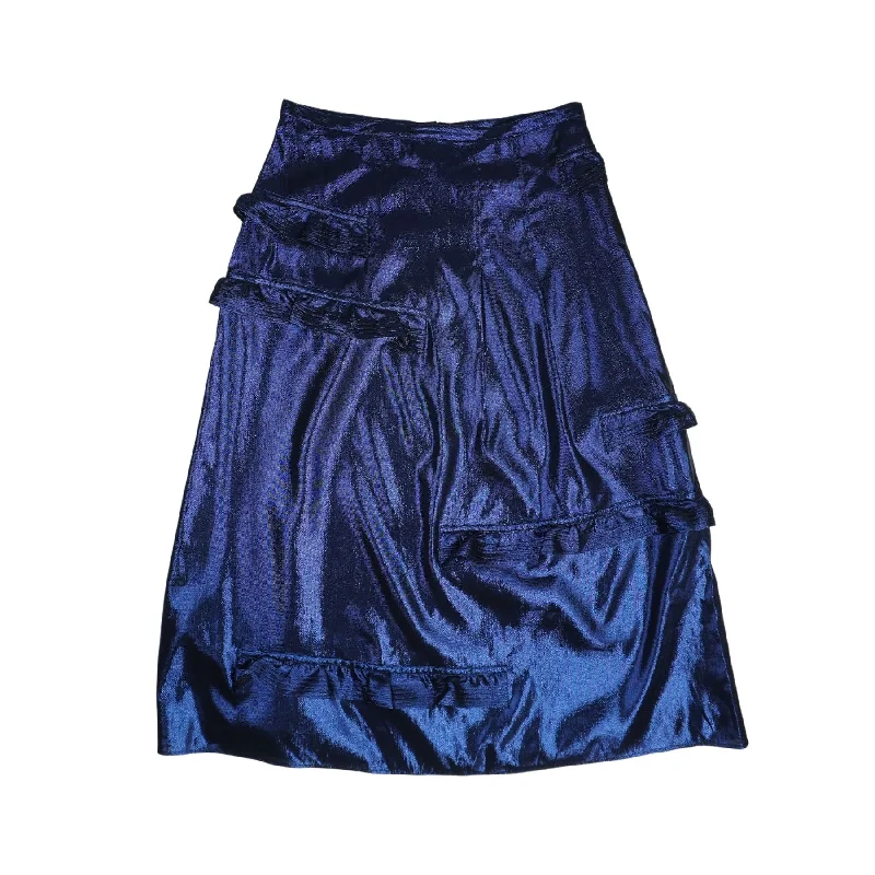 Burberry 'Merse' Midi Skirt - Women's 6 wool skirt sturdy