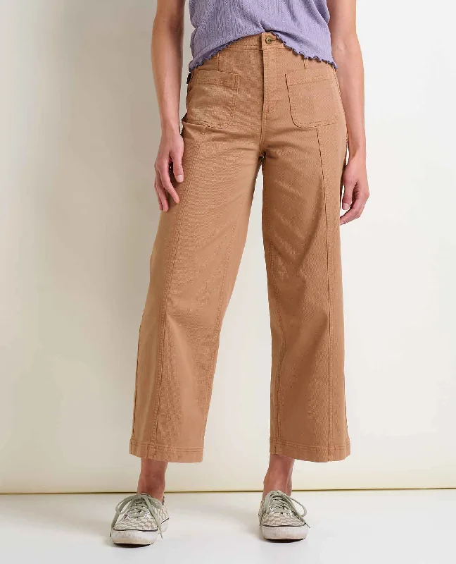 Women's Linden Canvas Pant Fashionable Button-Up Pants