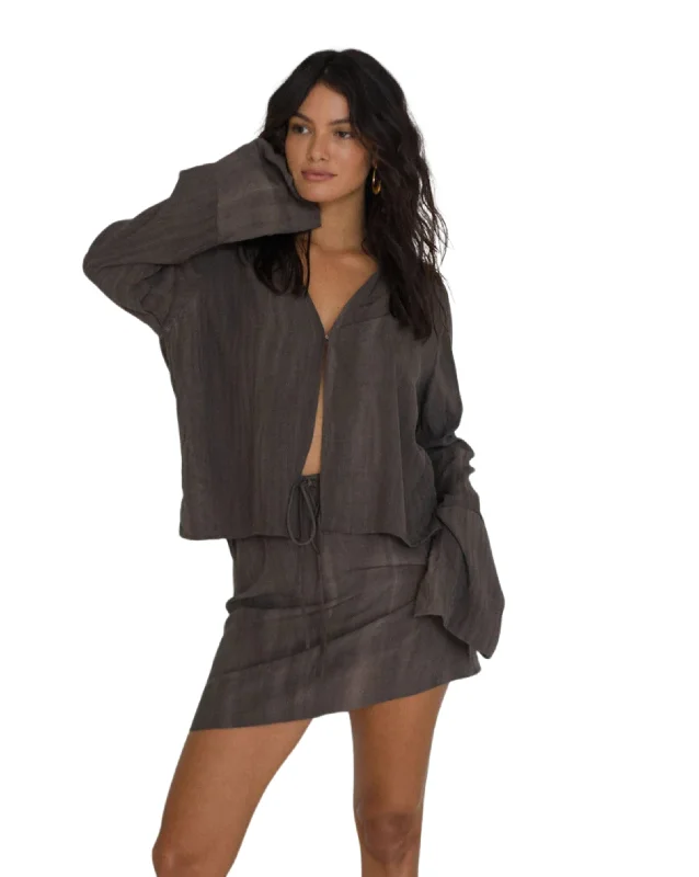 Franco Mini Skirt ruffled skirt detail