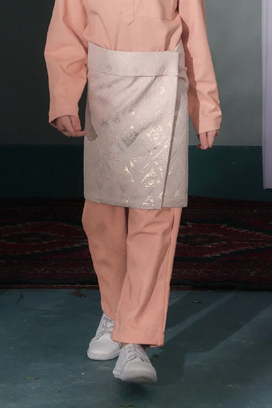 The Bayang Regular Fit Pants - Peach Cozy Full-Length Pants