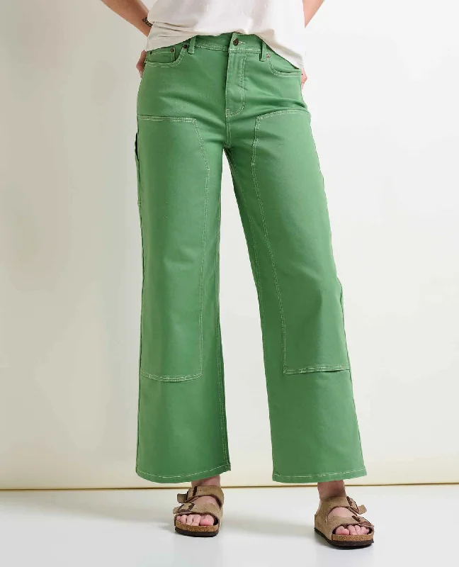 Balsam Wide Leg Utility Pant Soft Stretch Pants