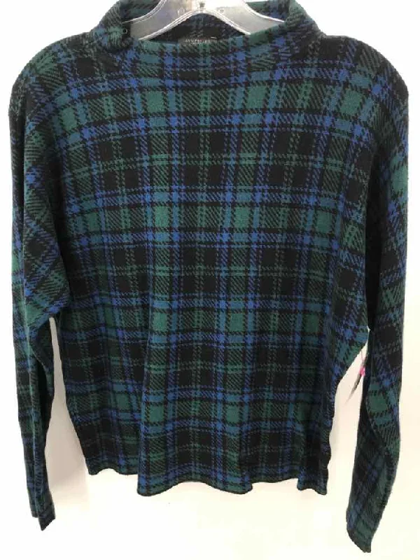 Pre-Owned Ann Taylor Green Size Medium P Sweater Mesh Sweater Canvas Denim