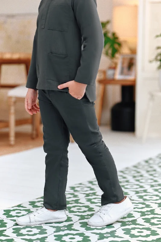 The Perfect Slim Fit Pants - Steel Grey Comfortable Jogging Pants