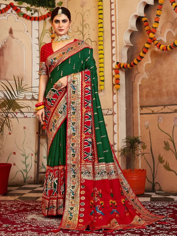 Saree Mall Women's Blend Green Woven Design Designer Saree With Blouse Piece-MLKHAM1011 Sheer Mesh Blouse Saree Mall Women's Blend Green Woven Design Designer Saree With Blouse Piece-MLKHAM1011 Sheer Mesh Blouse