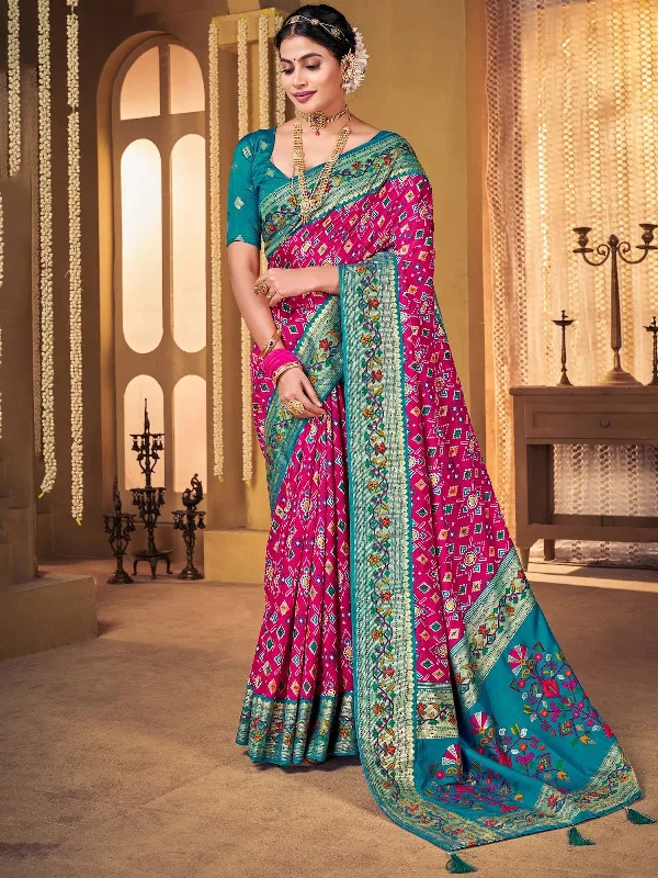 Saree Mall Women's Blend Pink Woven Design Designer Saree With Blouse Piece-SMNGLM1004 Pleated Collar Blouse Saree Mall Women's Blend Pink Woven Design Designer Saree With Blouse Piece-SMNGLM1004 Pleated Collar Blouse