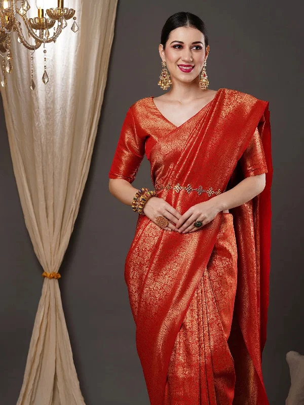 Saree Mall Women's Blend Red Woven Design Designer Saree With Blouse Piece-15ALEKHA1501 Chic Off-Shoulder Blouse Saree Mall Women's Blend Red Woven Design Designer Saree With Blouse Piece-15ALEKHA1501 Chic Off-Shoulder Blouse