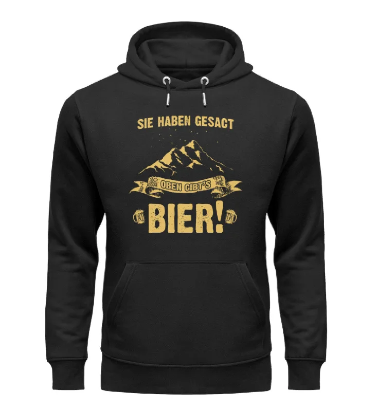 Sie haben gesagt Bier - Unisex Premium Organic Hoodie Hoodie with Hem Raw Edge Edgy Unfinished Sie haben gesagt Bier - Unisex Premium Organic Hoodie Hoodie with Hem Raw Edge Edgy Unfinished